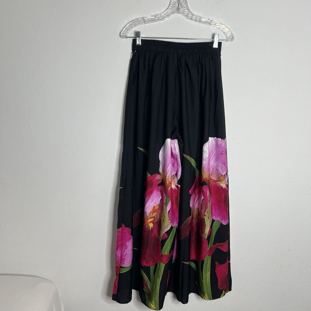 Live 4 Truth Women’s Pants Floral Multicolor Palazzo Wide-Leg  Pull-On Size S